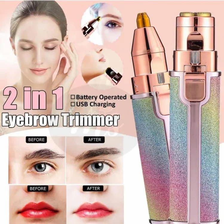 2 in 1 Eyebrows and Facial Hair Trimmer